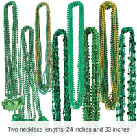 100 Pack Bulk St Patrick's Bead Assortment