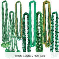100 Pack Bulk St Patrick's Bead Assortment