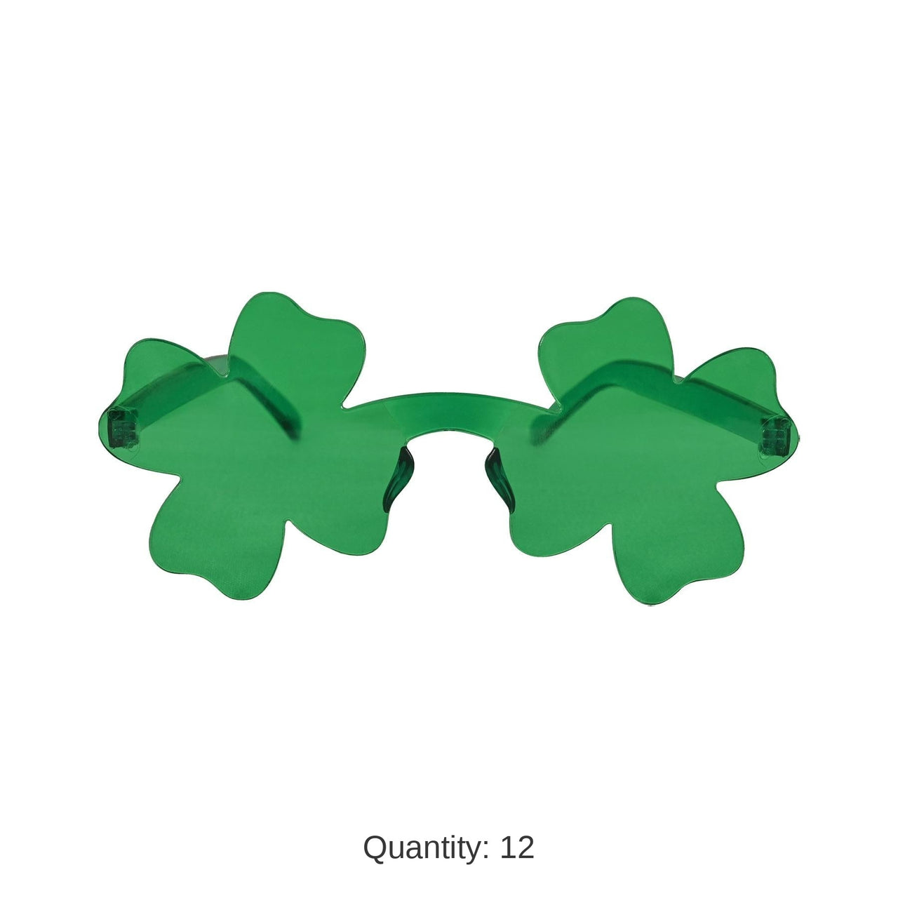 12 Pack Bulk Shamrock Glasses