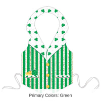 24 Pack Bulk Prismatic St Patrick Vest