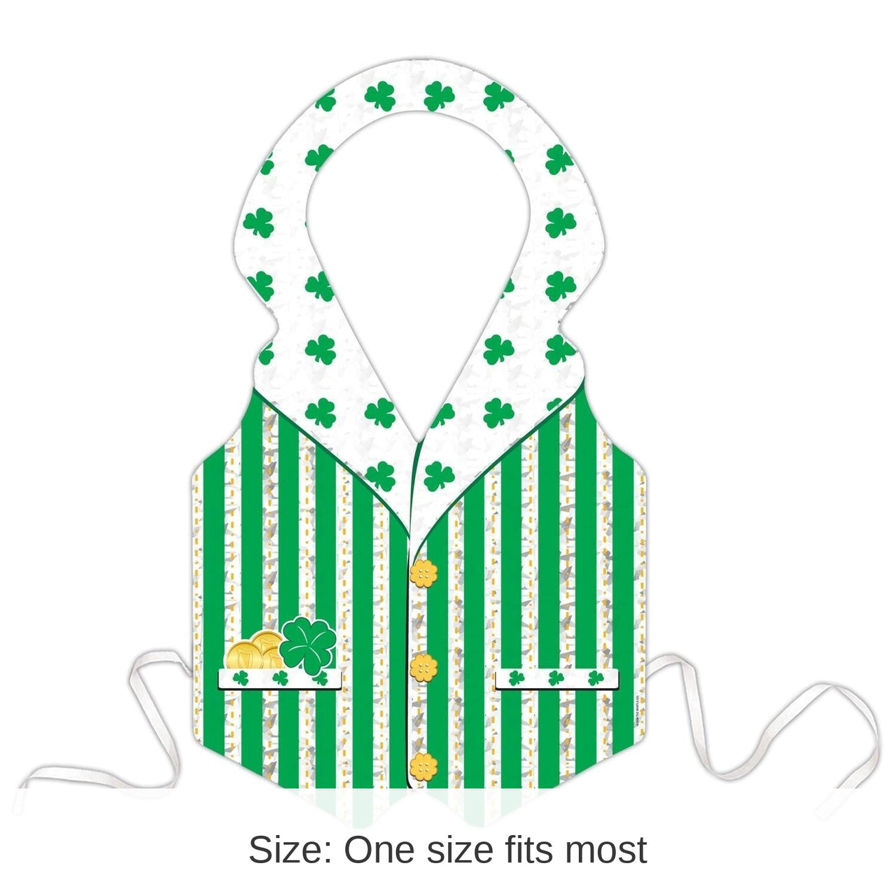 24 Pack Bulk Prismatic St Patrick Vest
