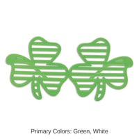 12 Pack Bulk St. Patrick's Day Shamrock Shutter Glasses