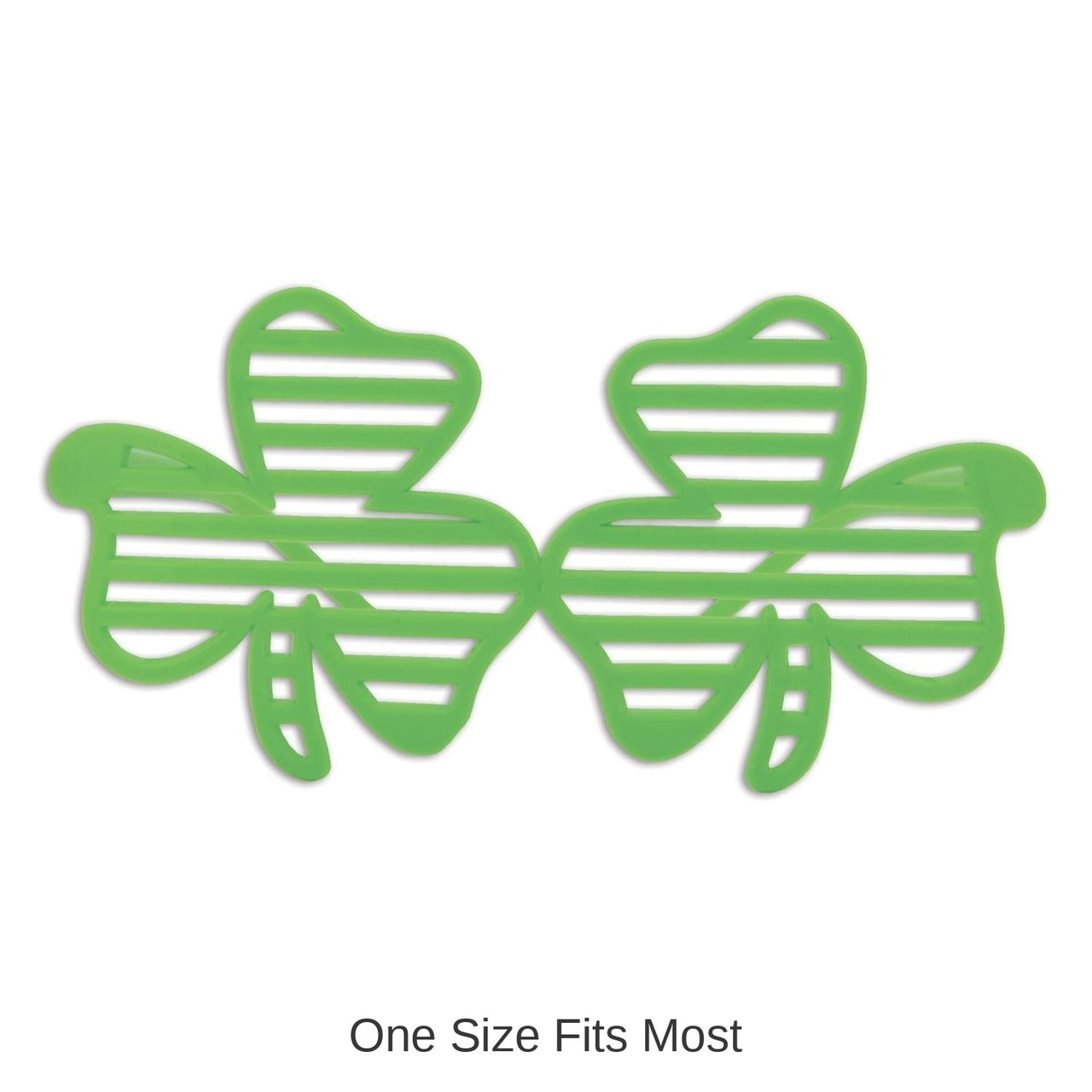 12 Pack Bulk St. Patrick's Day Shamrock Shutter Glasses