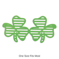 12 Pack Bulk St. Patrick's Day Shamrock Shutter Glasses