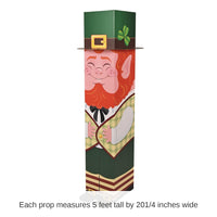 4 Pack Bulk 3-D Leprechaun Prop