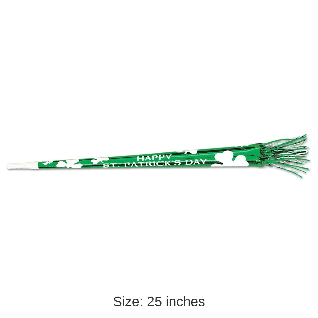 25 Pack Bulk St Patrick Tasseled Trumpets