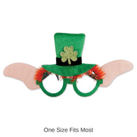 12 Pack Bulk St. Patrick's Day Leprechaun Glasses