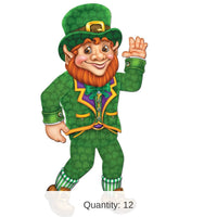 12 Pack Bulk St. Patrick's Day Jointed Leprechaun