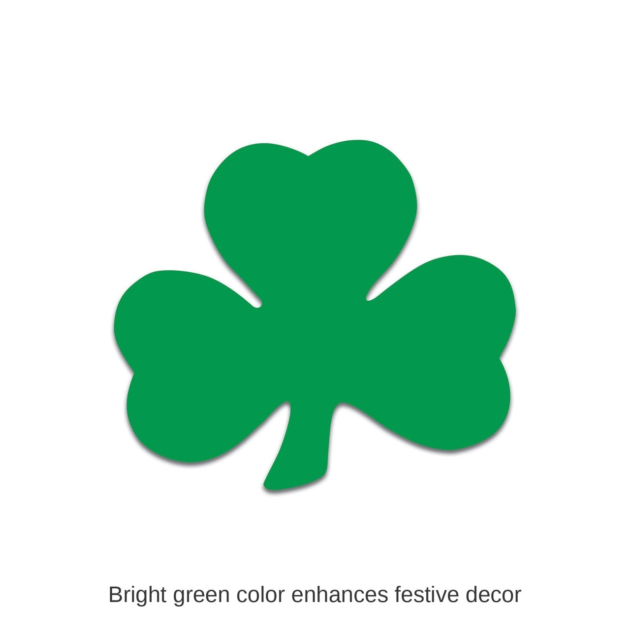 240 Pack Bulk St. Patrick's Day Packaged Printed Shamrock Cutouts