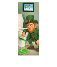 12 Pack Bulk Leprechaun Restroom Door Cover All-Weather St. Patricks Decor
