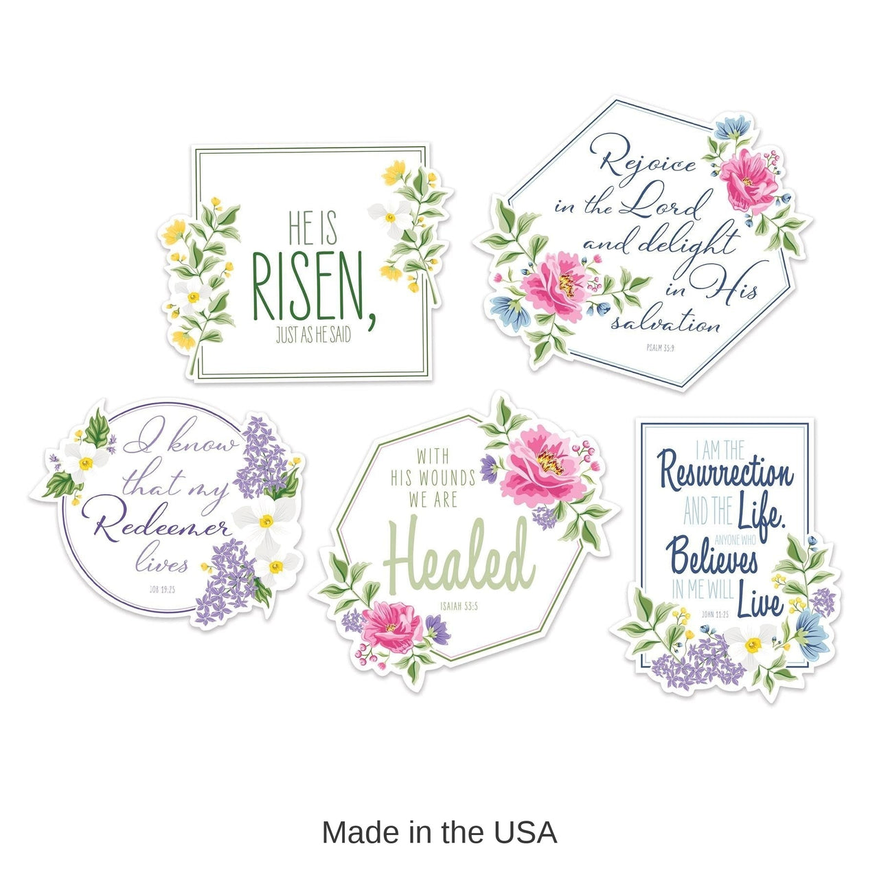 60 Piece Bulk Easter He Is Risen! Cutouts