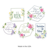 60 Piece Bulk Easter He Is Risen! Cutouts