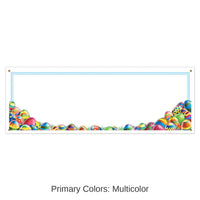 12 Pack Bulk Easter Egg Hunt Sign Banner