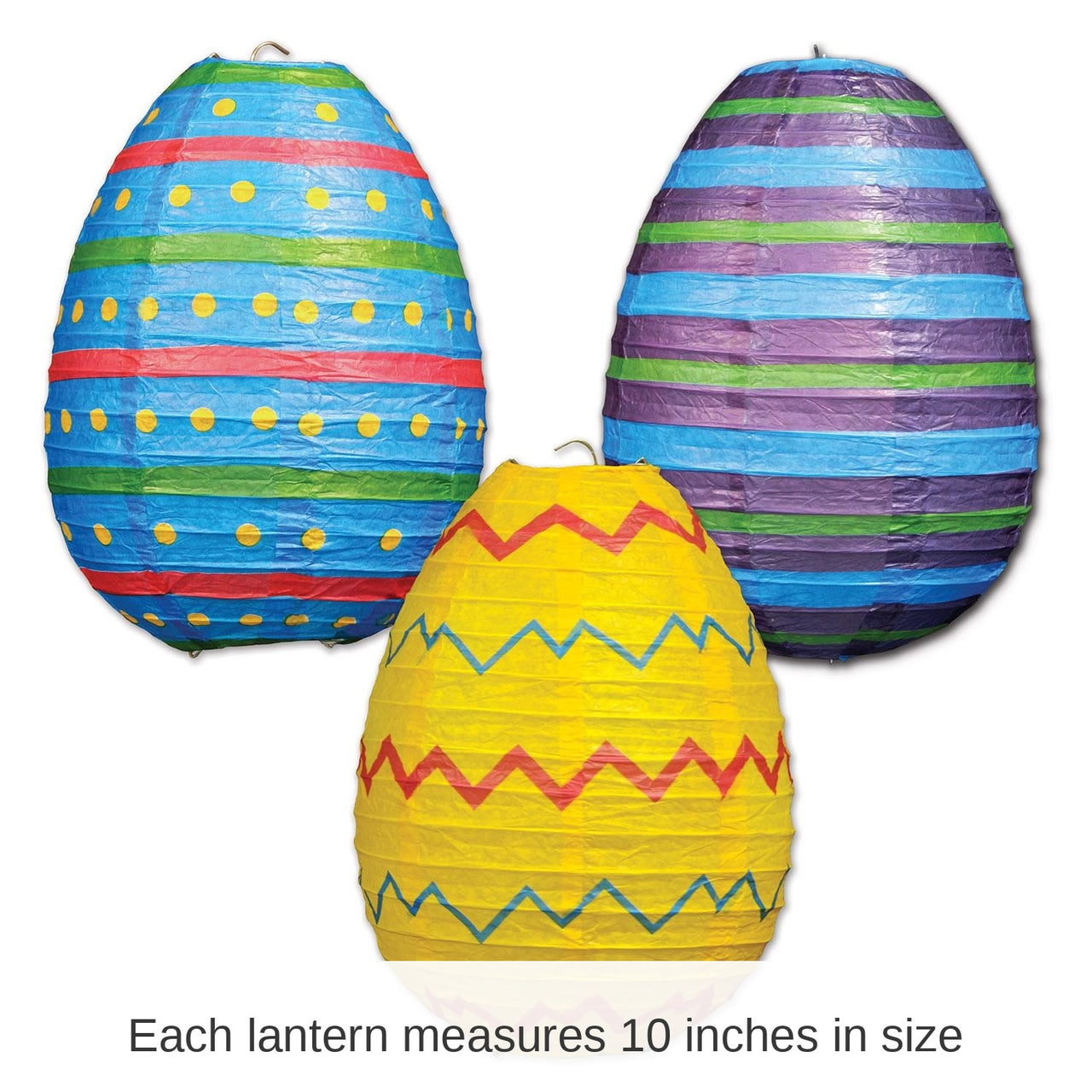 18 Pack Bulk Easter Egg Paper Lanterns