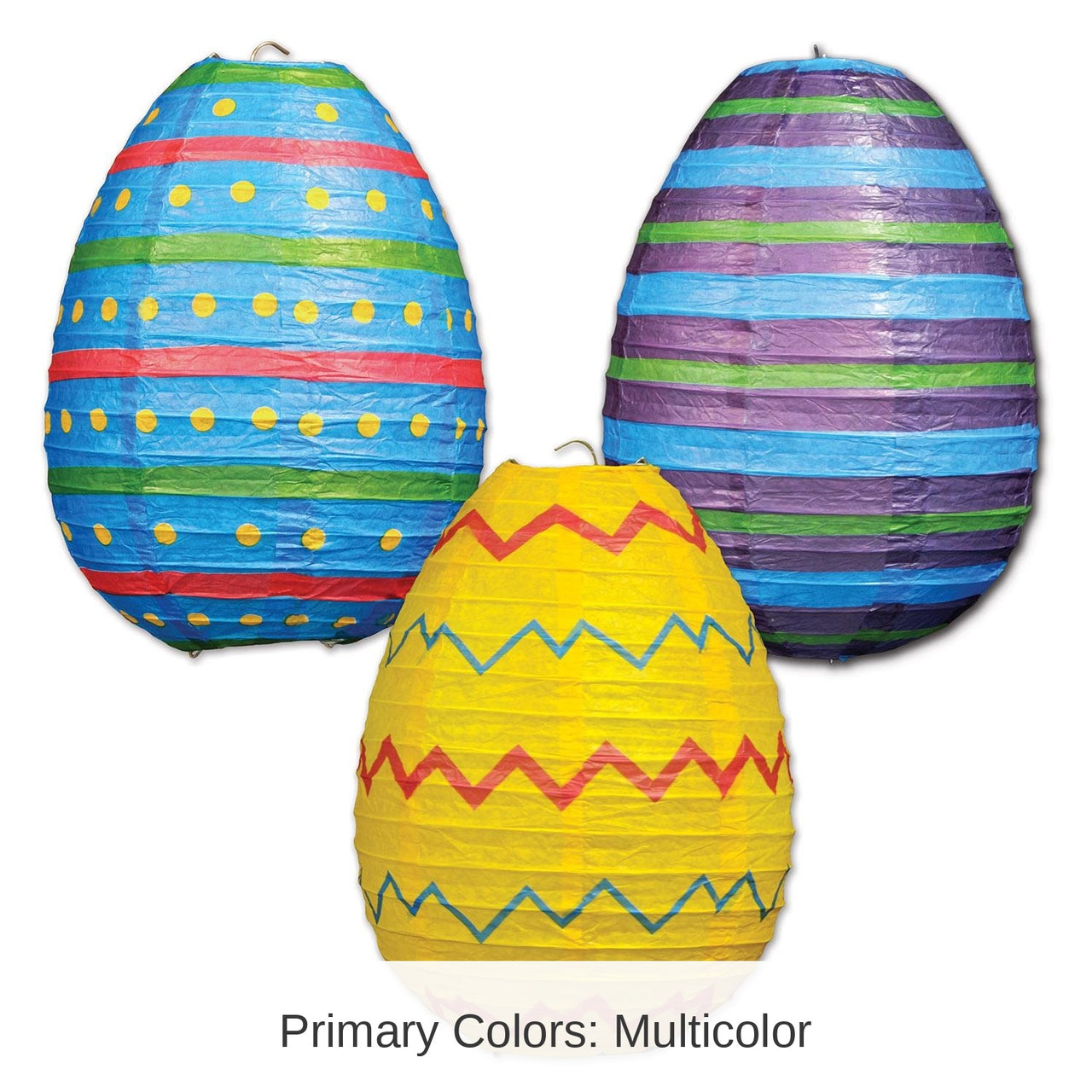 18 Pack Bulk Easter Egg Paper Lanterns