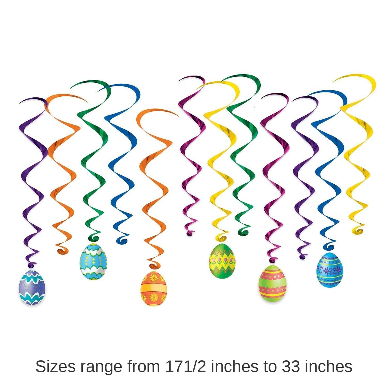 72 Pack Bulk Easter Egg Whirls