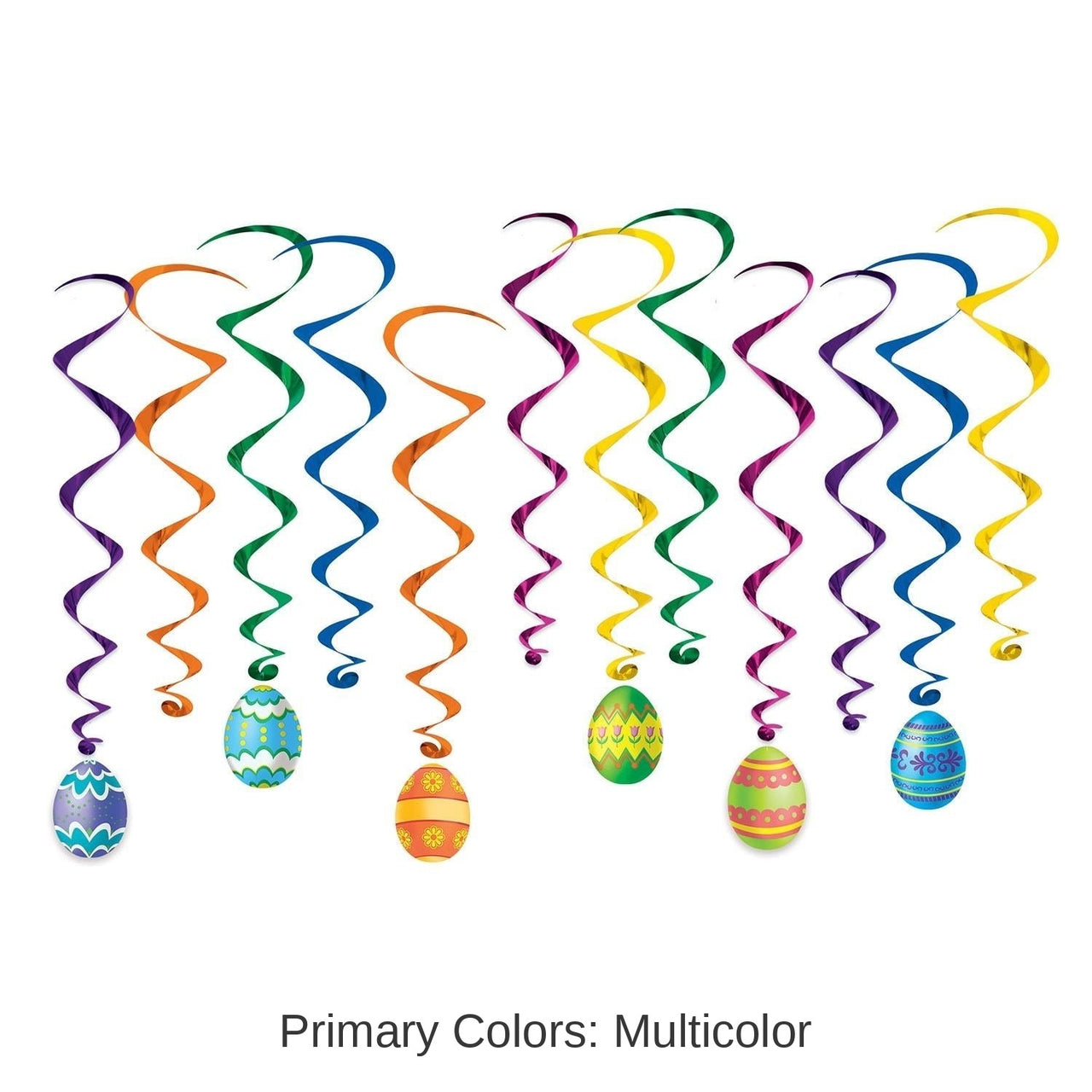 72 Pack Bulk Easter Egg Whirls