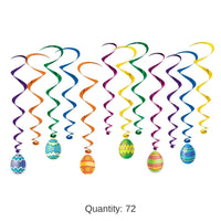 72 Pack Bulk Easter Egg Whirls