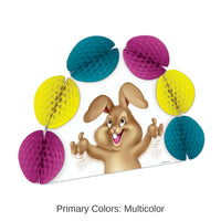 12 Pack Bulk Easter Bunny 2-Sided Centerpiece