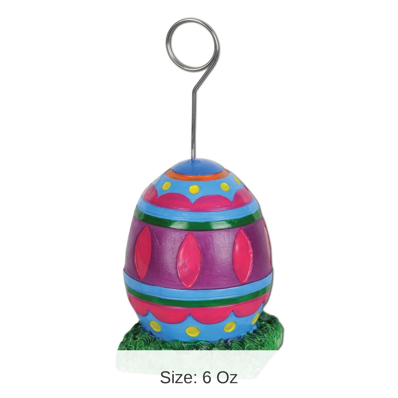 6 Pack Bulk Easter Egg Photo/Balloon Holder