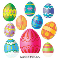 240 Pack Bulk Easter Egg Cutouts