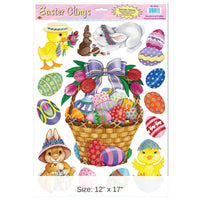 60 Piece Bulk Easter Basket/Friends Clings