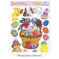 60 Piece Bulk Easter Basket/Friends Clings