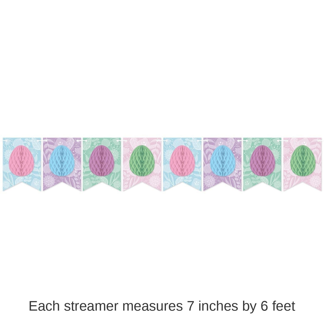 12 Pack Bulk Easter Tissue Egg Streamer