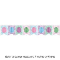 12 Pack Bulk Easter Tissue Egg Streamer
