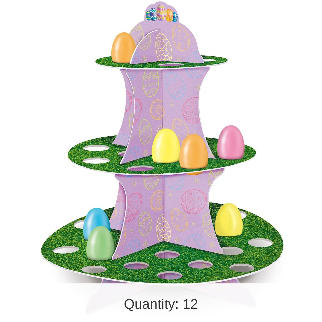 12 Pack Bulk Easter Egg Stand 13.5"