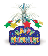 12 Pack Bulk Happy Retirement Party Centerpiece