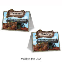 96 Pack Bulk Pirate Cannon Party Place Cards