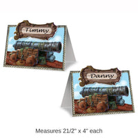 96 Pack Bulk Pirate Cannon Party Place Cards