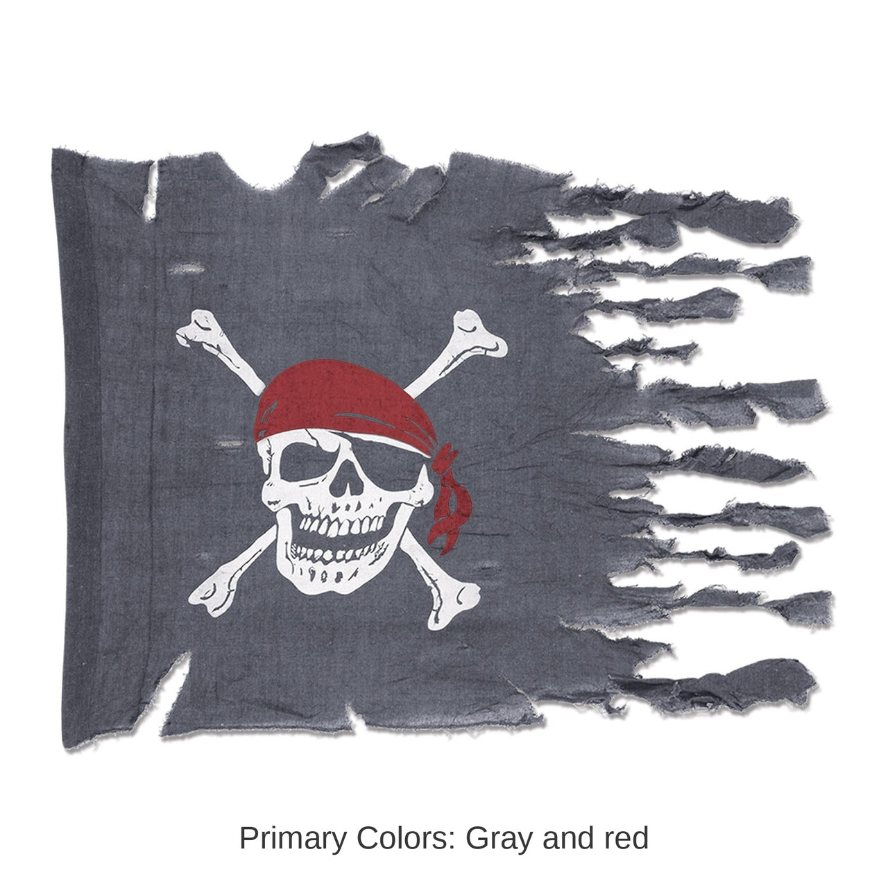 12 Pack Bulk Weathered Pirate Party Flag