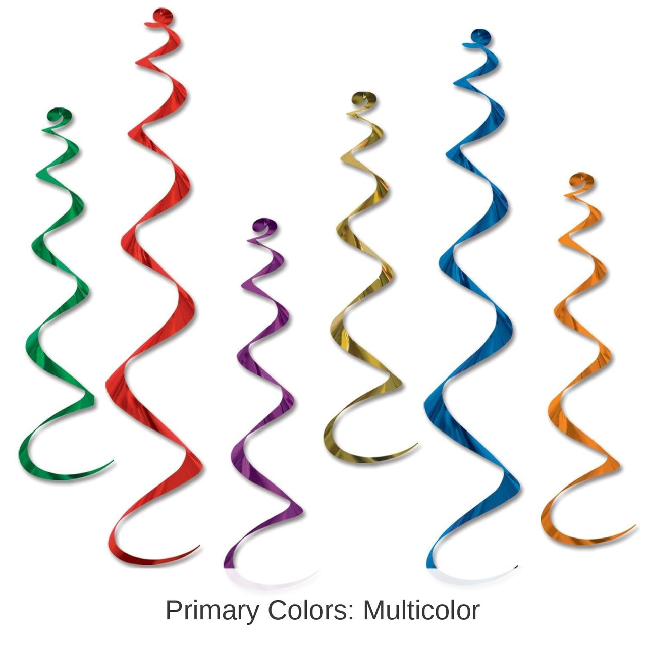 36 Piece Bulk Twirly Party Whirlys Asst colors