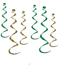 36 Piece Bulk St. Patrick's Day Twirly Whirlys Asst green/gold