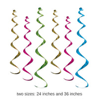 36 Piece Bulk Twirly Party Whirlys Multicolor