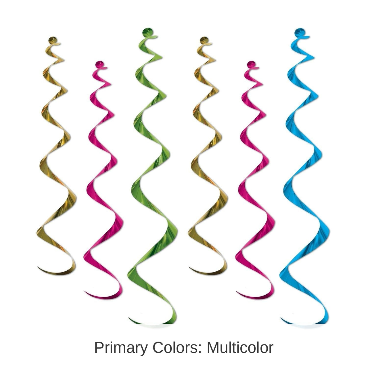 36 Piece Bulk Twirly Party Whirlys Multicolor