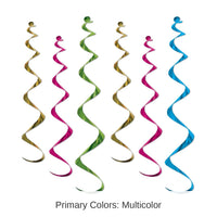 36 Piece Bulk Twirly Party Whirlys Multicolor