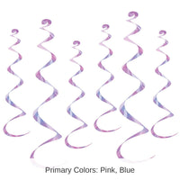 36 Piece Bulk Twirly Party Whirlys opalescent