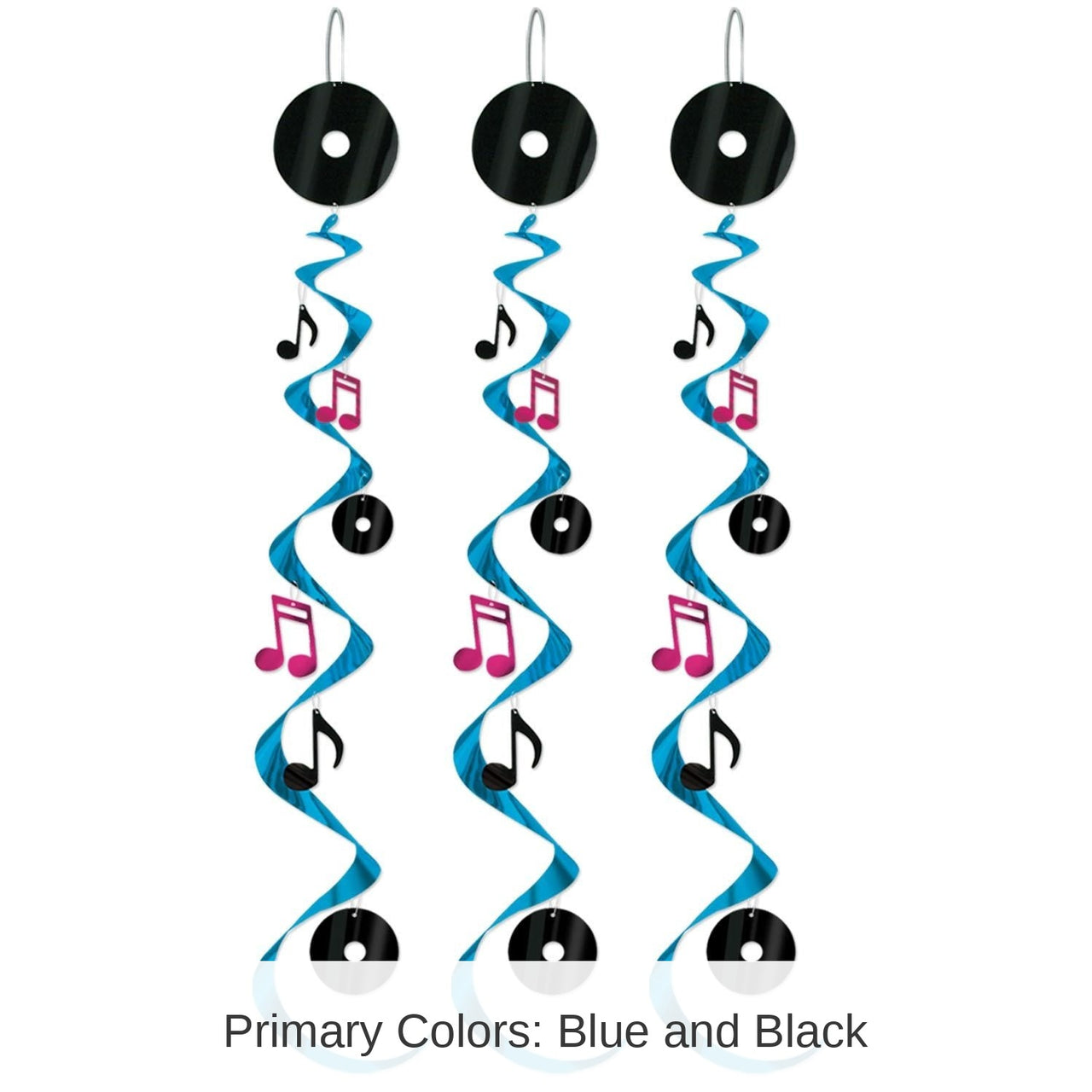 18 Piece Bulk Rock/Roll Party Whirls