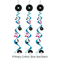 18 Piece Bulk Rock/Roll Party Whirls