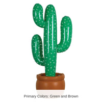 6 Pack Bulk Inflatable Cactus Party Decoration