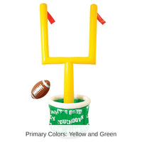 Inflatable Goal Post Party Cooler with Football