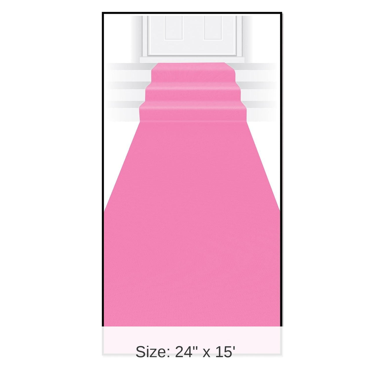 6 Pack Bulk Pink Party Carpet Runner