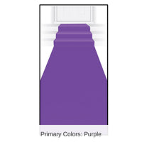 6 Pack Bulk Purple Party Carpet Runner