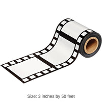 12 Pack Bulk Filmstrip Poly Decorating Material 50 ft Roll