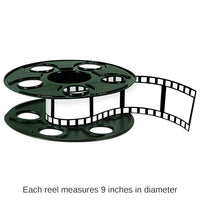 12 Pack Bulk Movie Reel with Filmstrip Party Centerpiece
