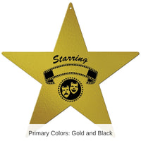 24 Pack Bulk 12 Inch Foil Awards Night Party Star