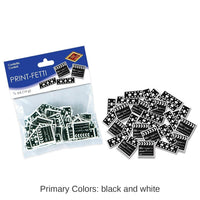 12 Pack Bulk Clapboard/Filmstrip Confetti (0.5 Oz/Pkg)